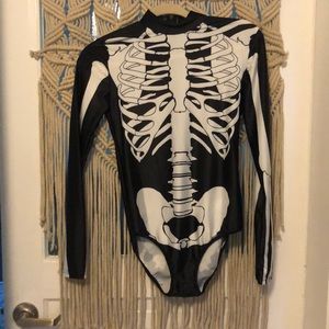 Skeleton body suit